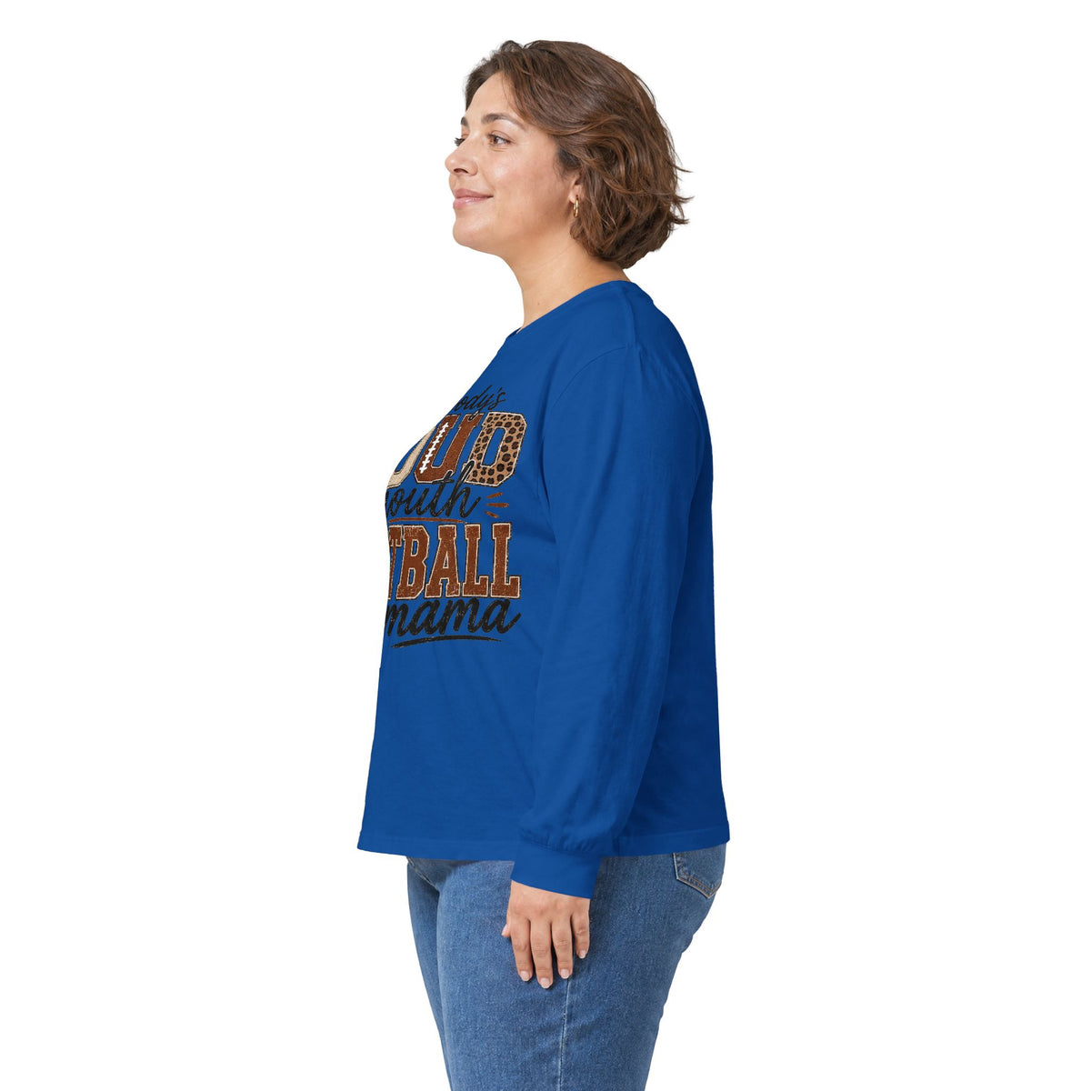 Football Mama Long Sleeve Tee