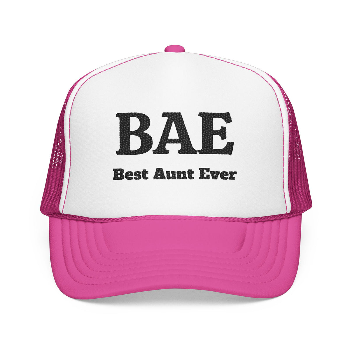 BAE – Best Aunt Ever Embroidered Trucker Hat