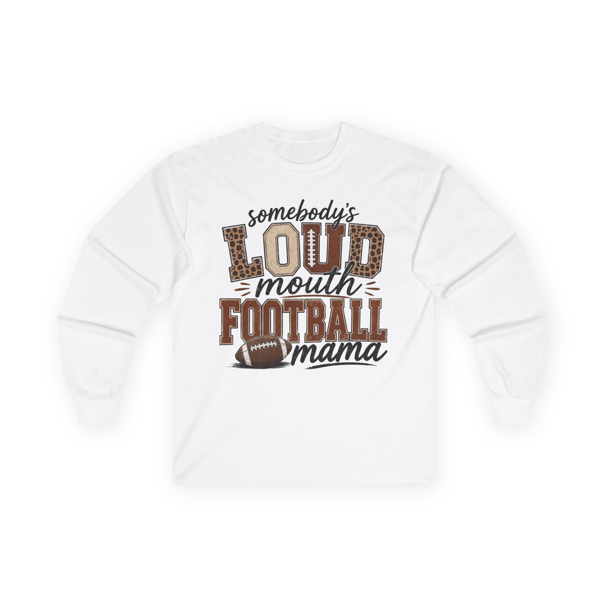 Football Mama Long Sleeve Tee