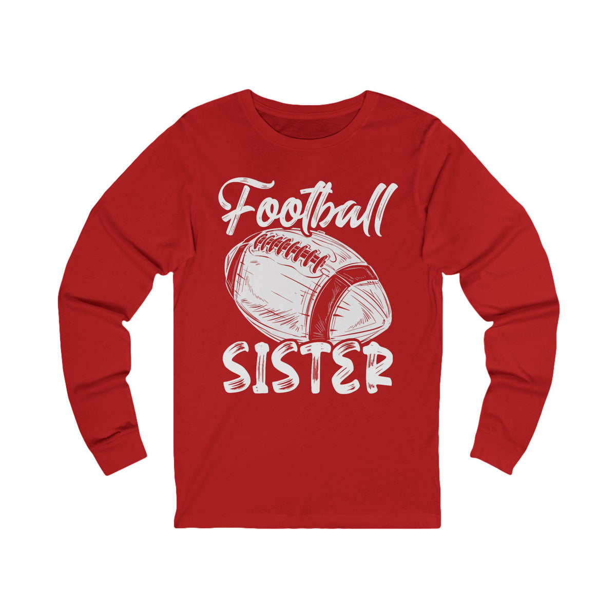 Football Sister long Sleeve Tee