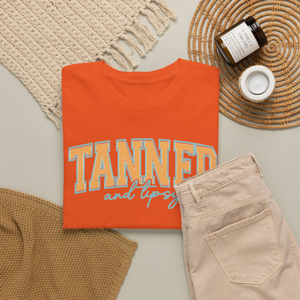 Tanned and Tipsy Retro Beach Tee