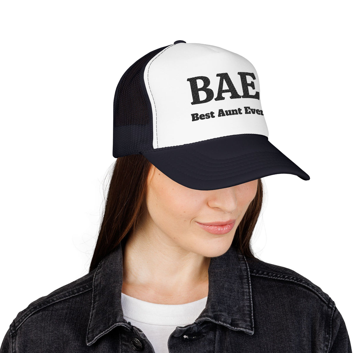 BAE – Best Aunt Ever Embroidered Trucker Hat