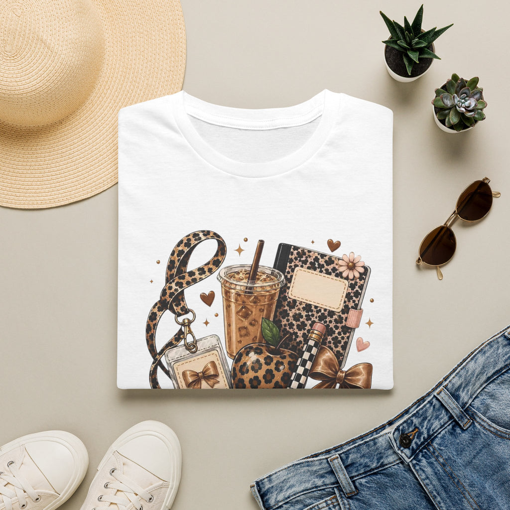 Leopard Coffee & Accessories Tee