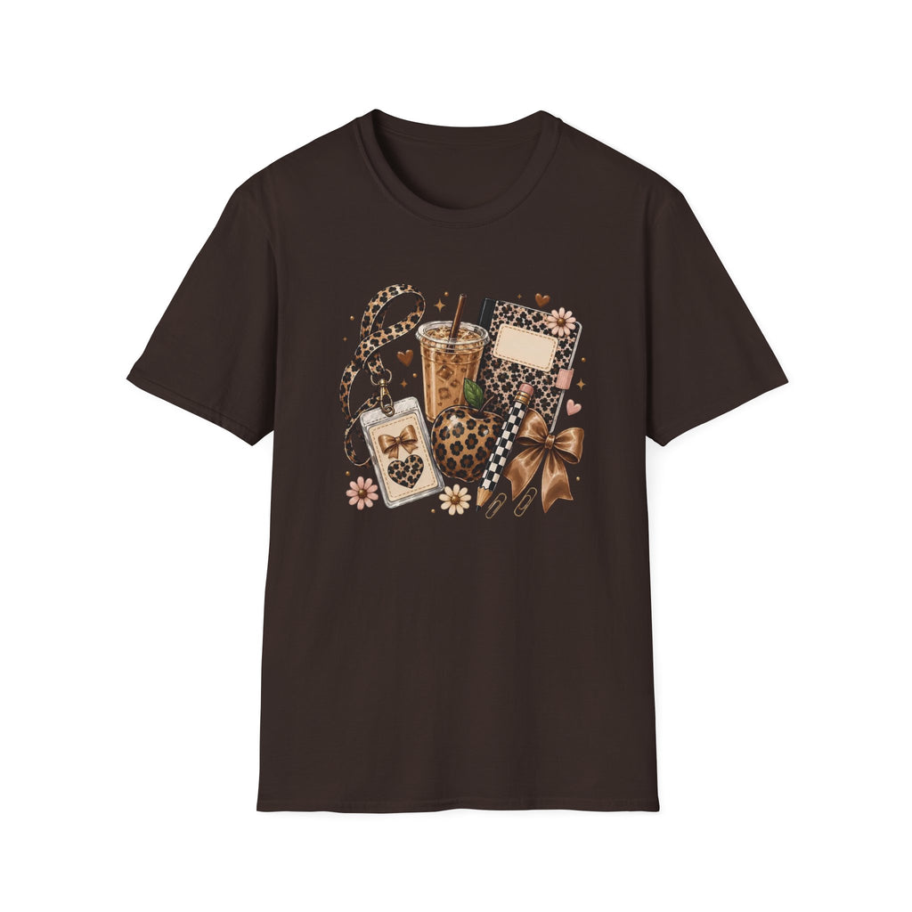 Leopard Coffee & Accessories Tee