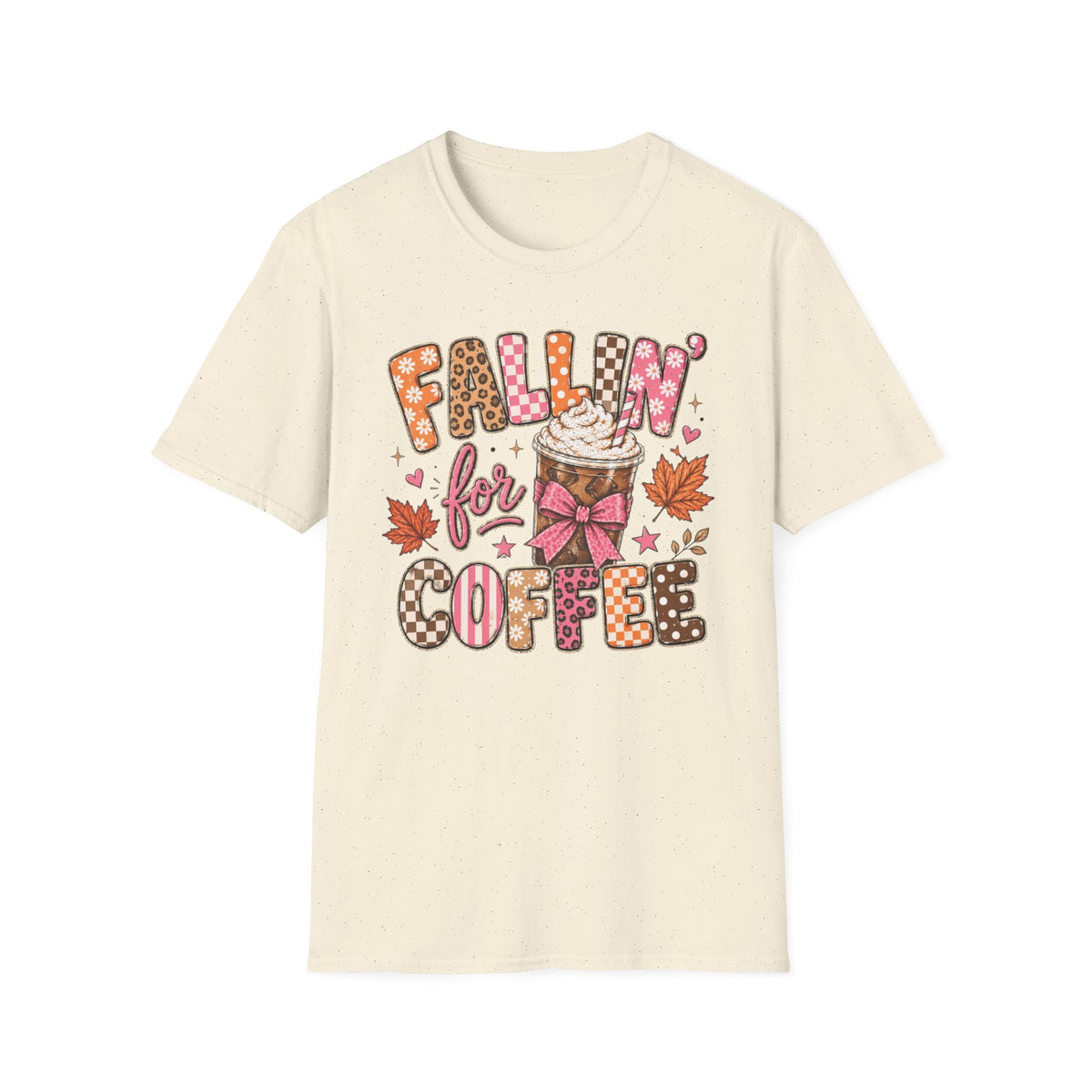 Fallin' for Coffee T-Shirt — Autumn Coffee Lover Tee