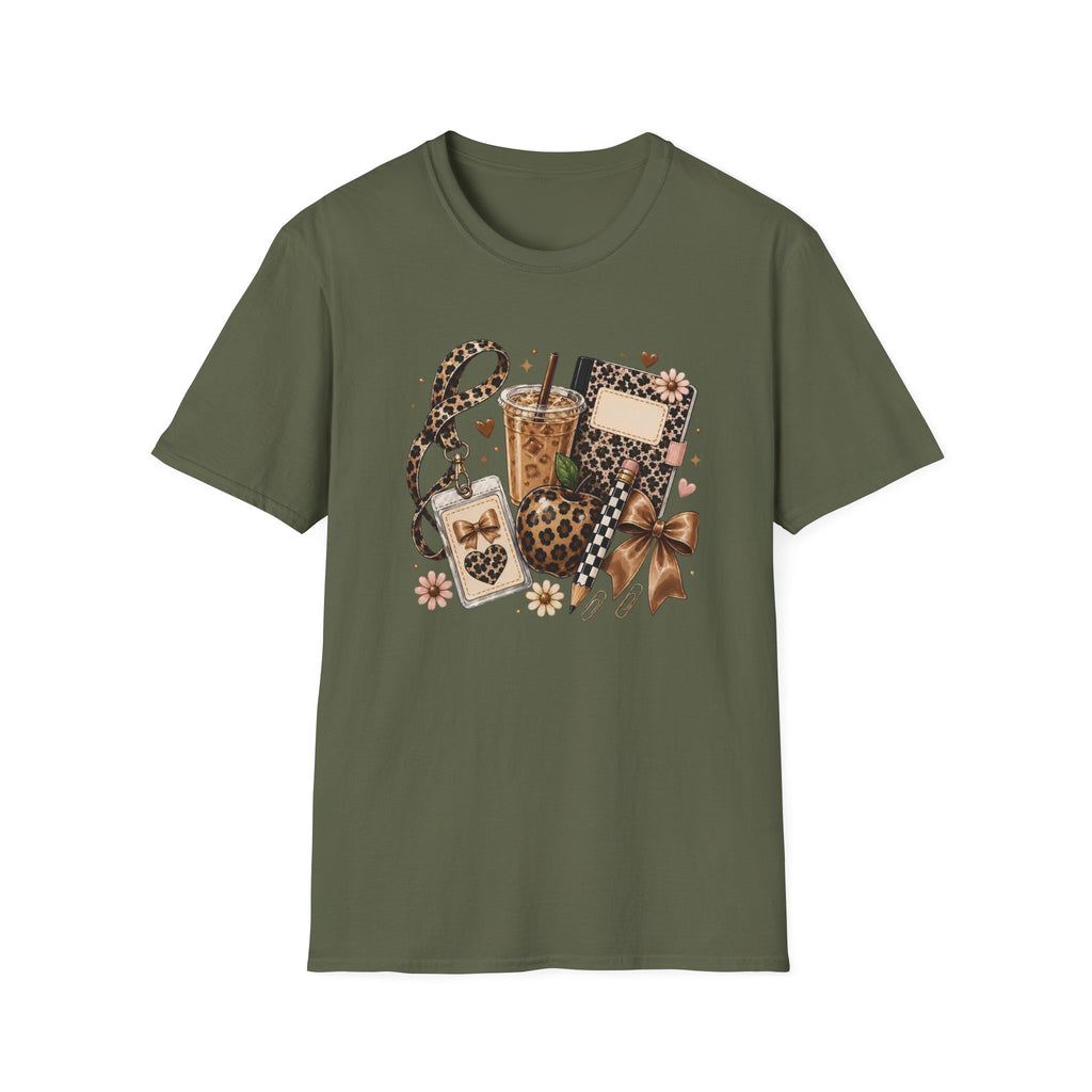 Leopard Coffee & Accessories Tee