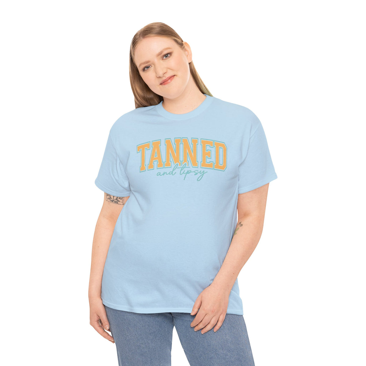 Tanned and Tipsy Retro Beach Tee