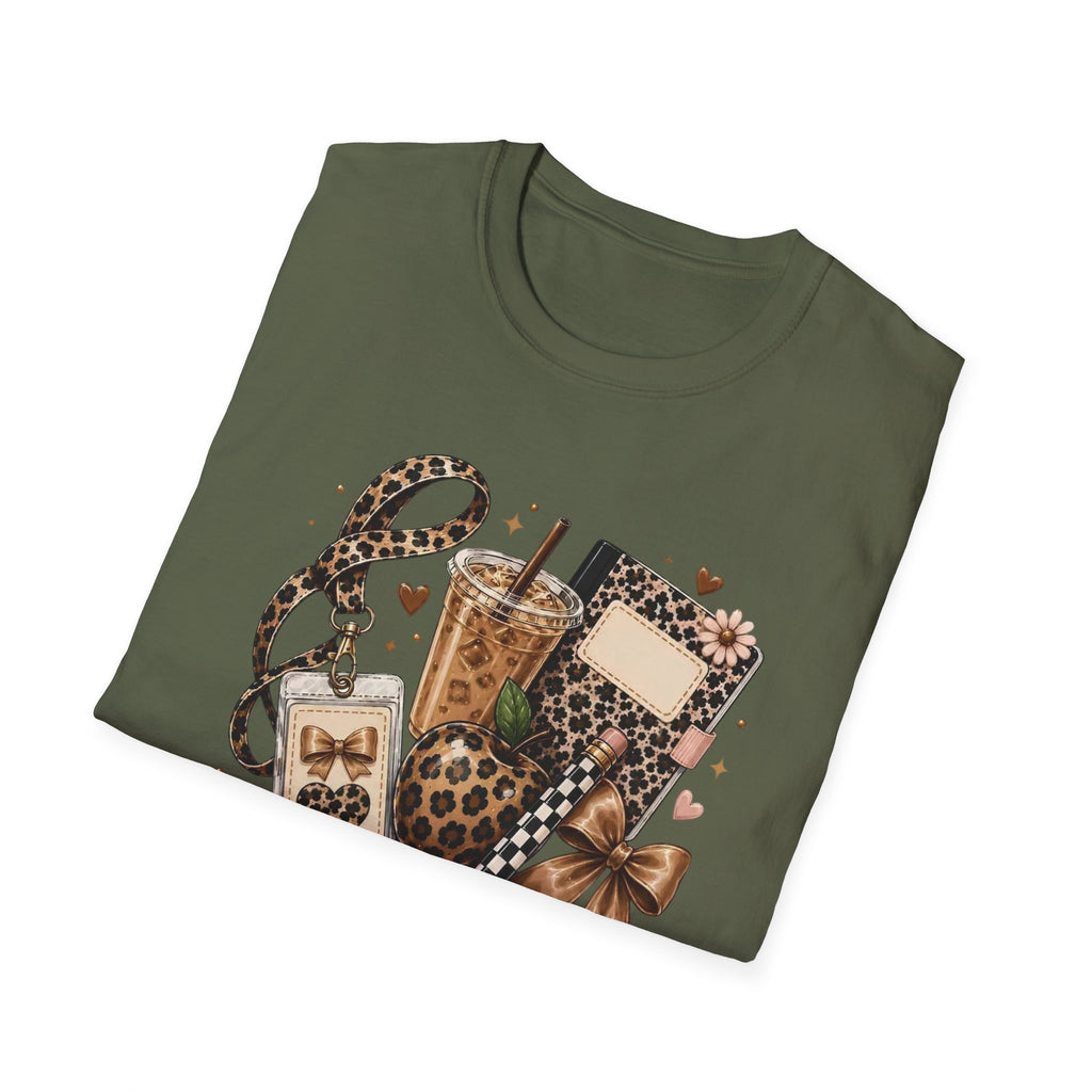 Leopard Coffee & Accessories Tee
