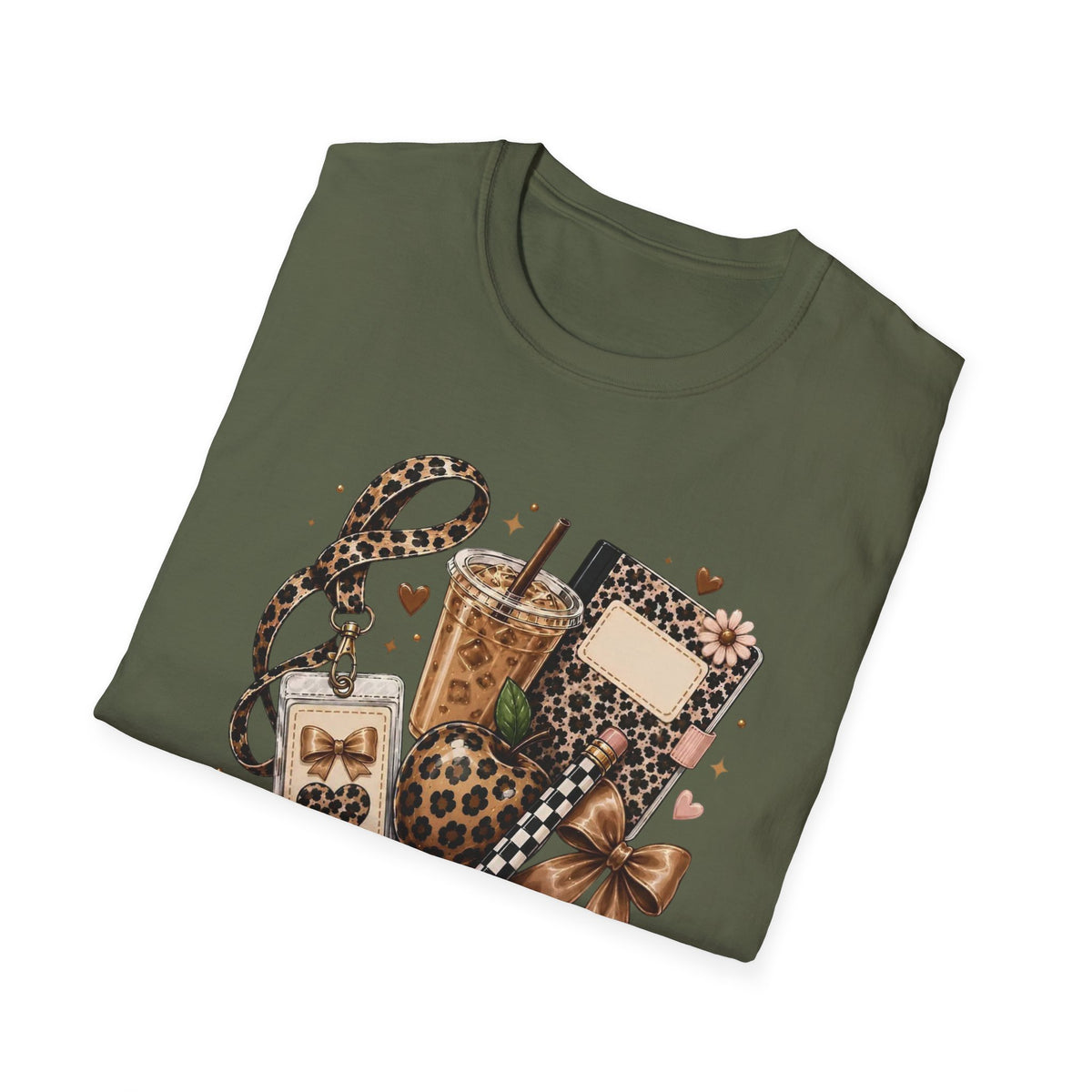 Leopard Coffee & Accessories Tee