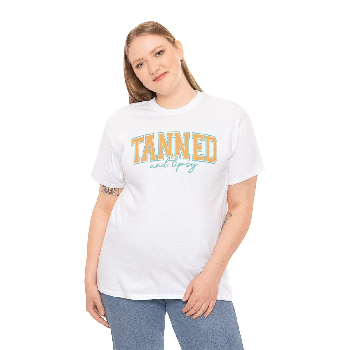 Tanned and Tipsy Retro Beach Tee