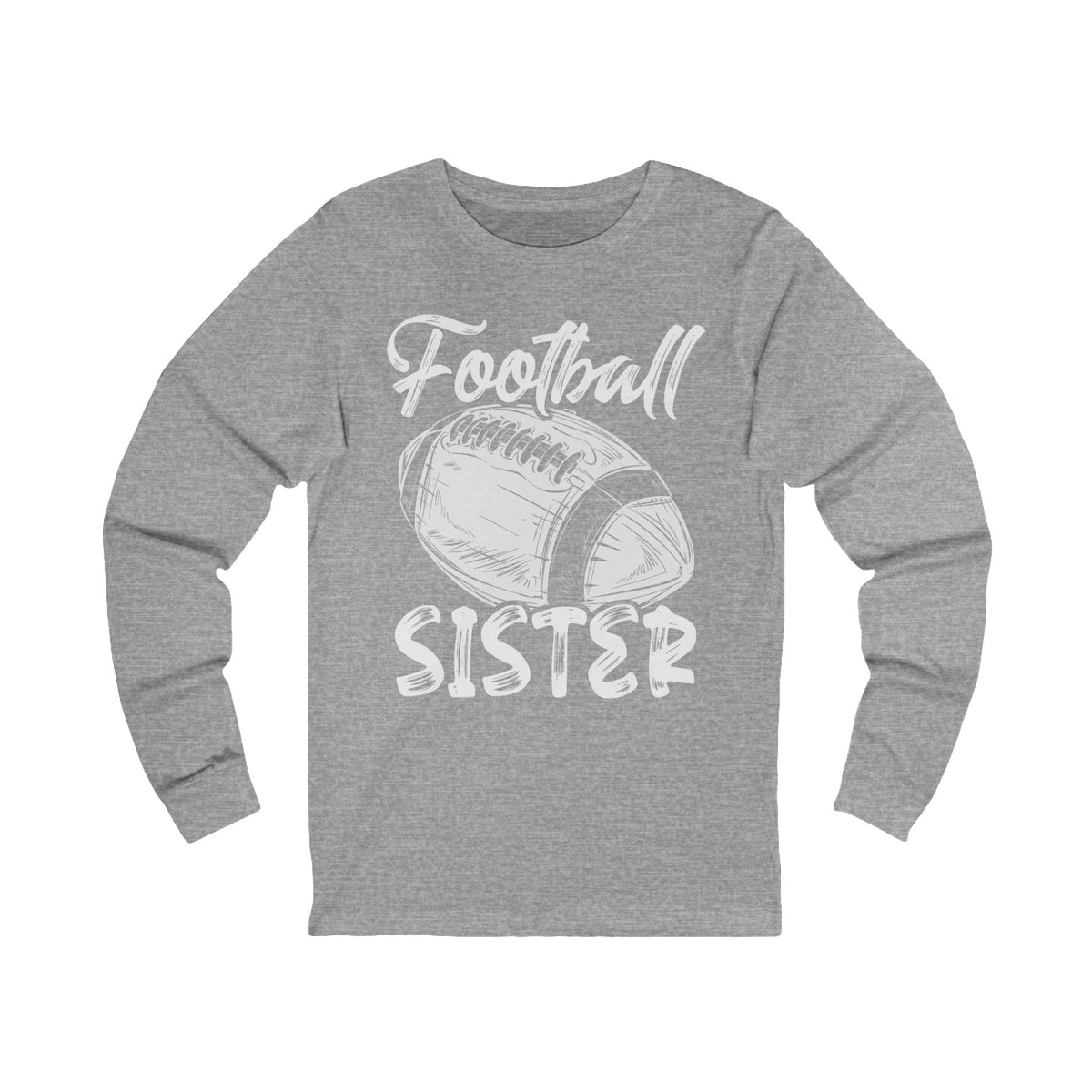 Football Sister long Sleeve Tee
