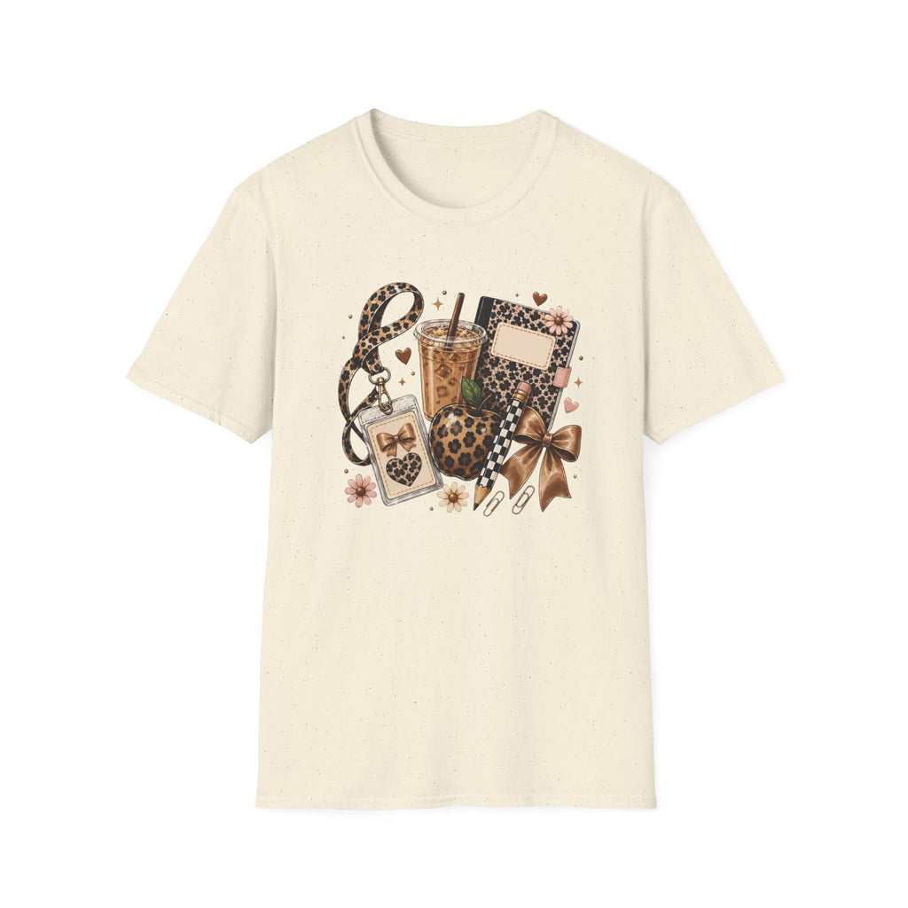 Leopard Coffee & Accessories Tee