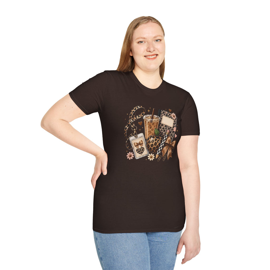 Leopard Coffee & Accessories Tee