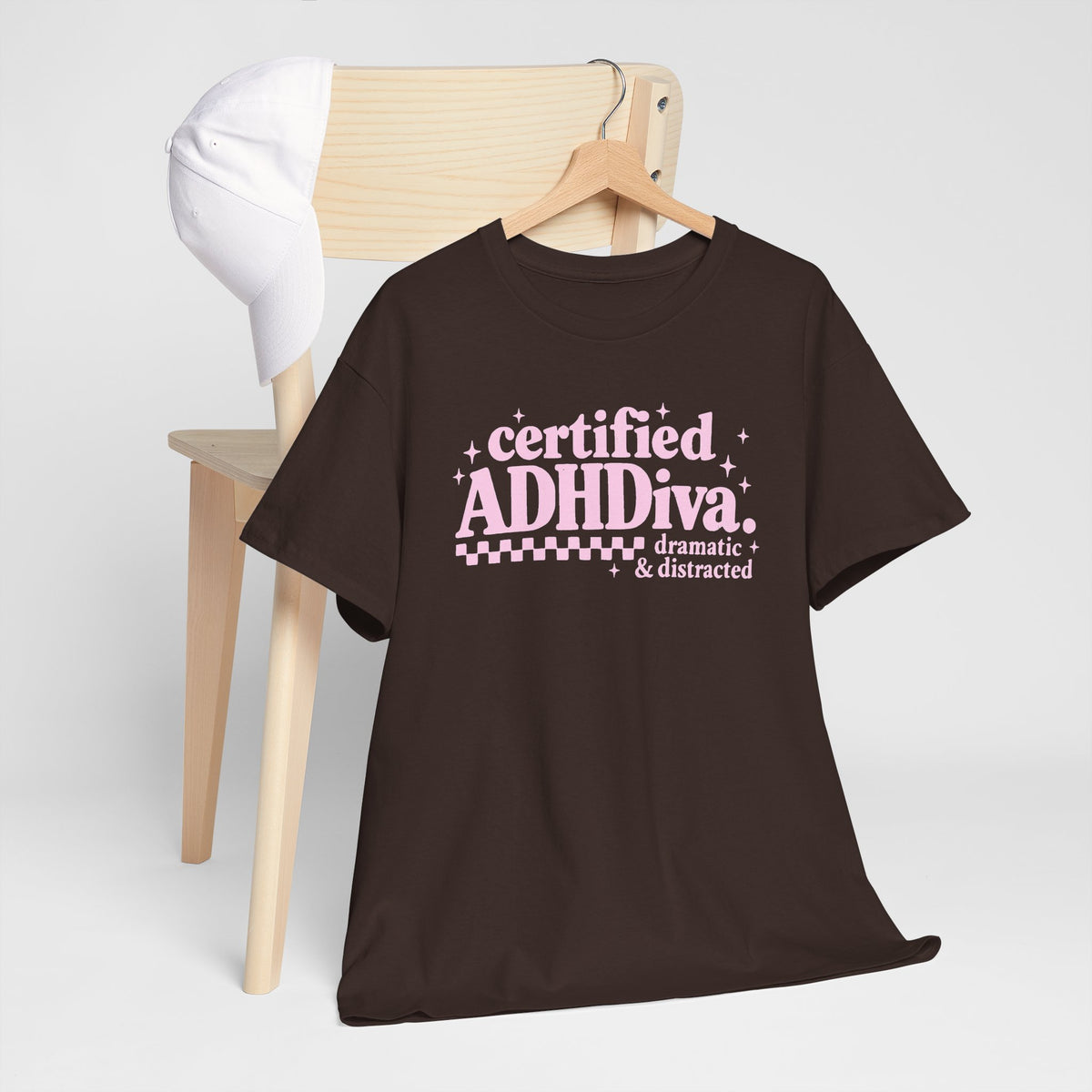 Certified ADHD Diva Graphic T-Shirt – Funny Women’s Statement Tee