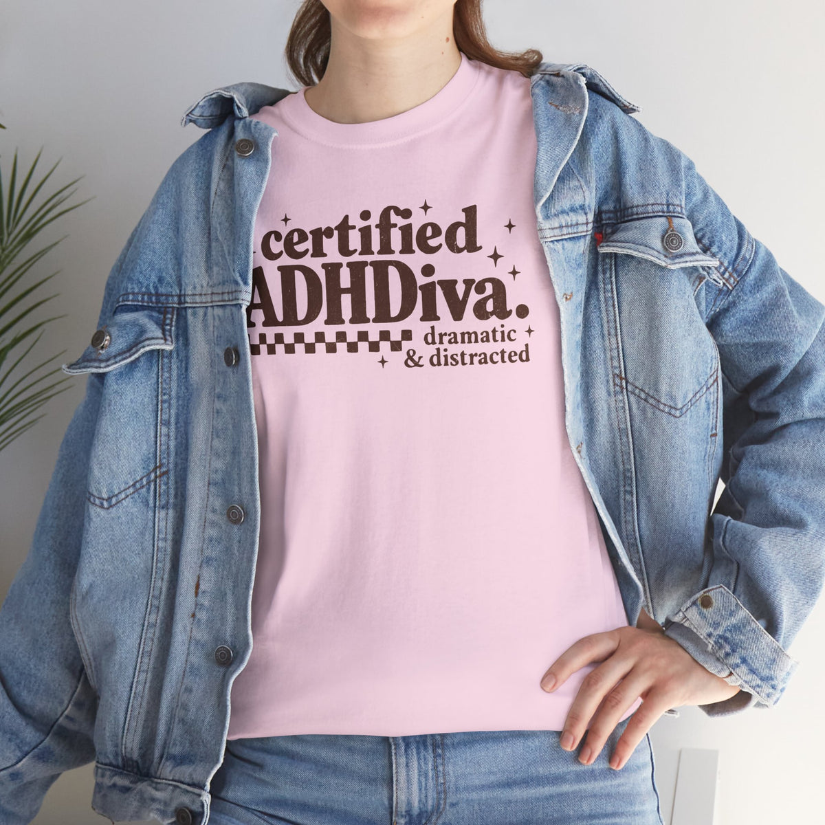 Certified ADHD Diva Graphic T-Shirt – Funny Women’s Statement Tee