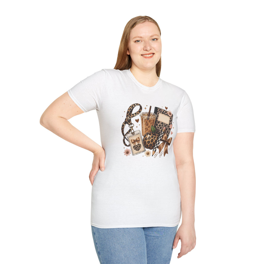 Leopard Coffee & Accessories Tee