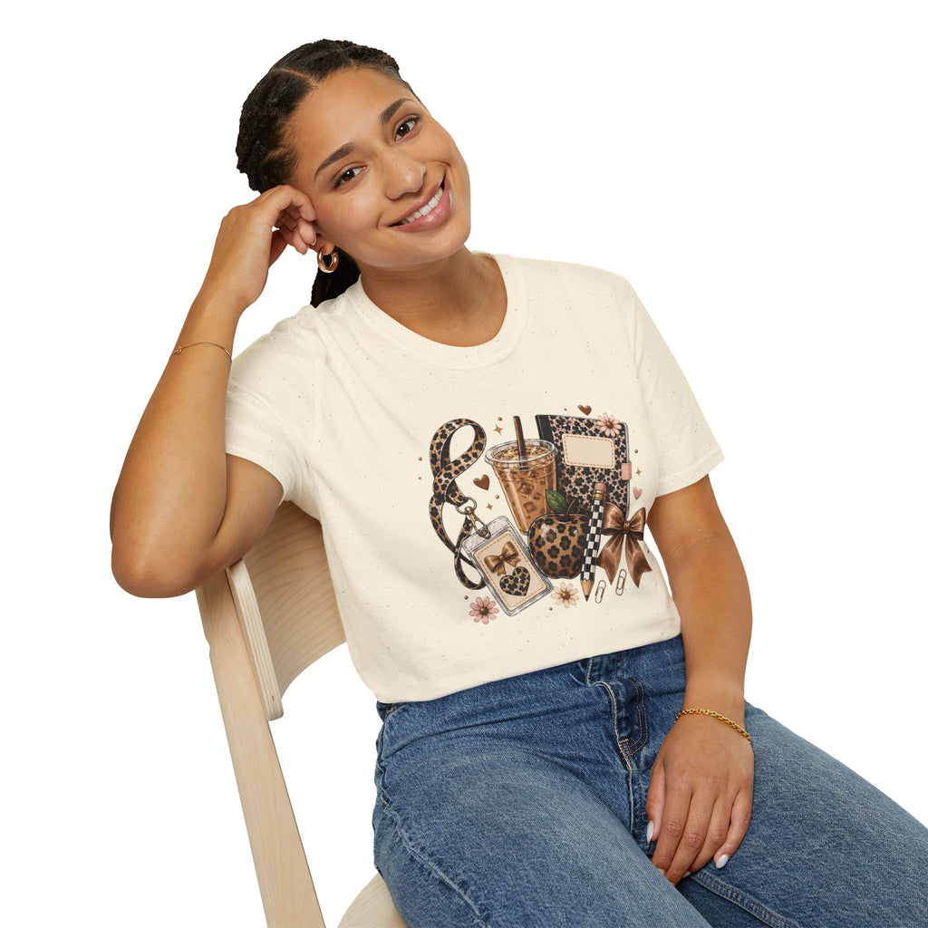 Leopard Coffee & Accessories Tee