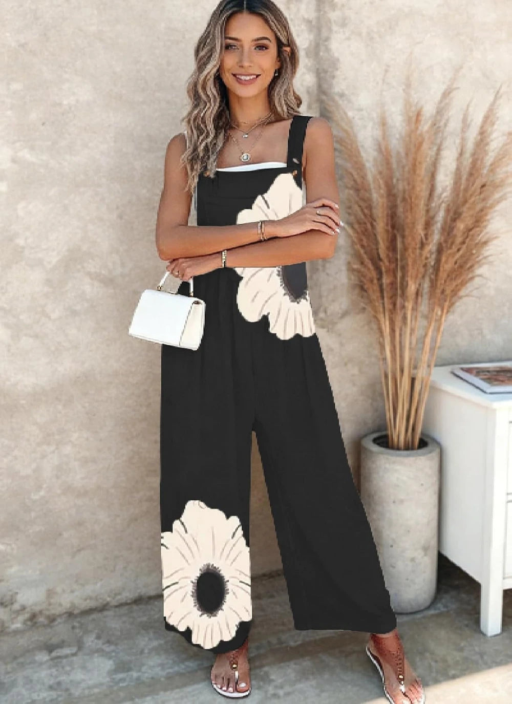 Casual Wide Leg Jumpsuit