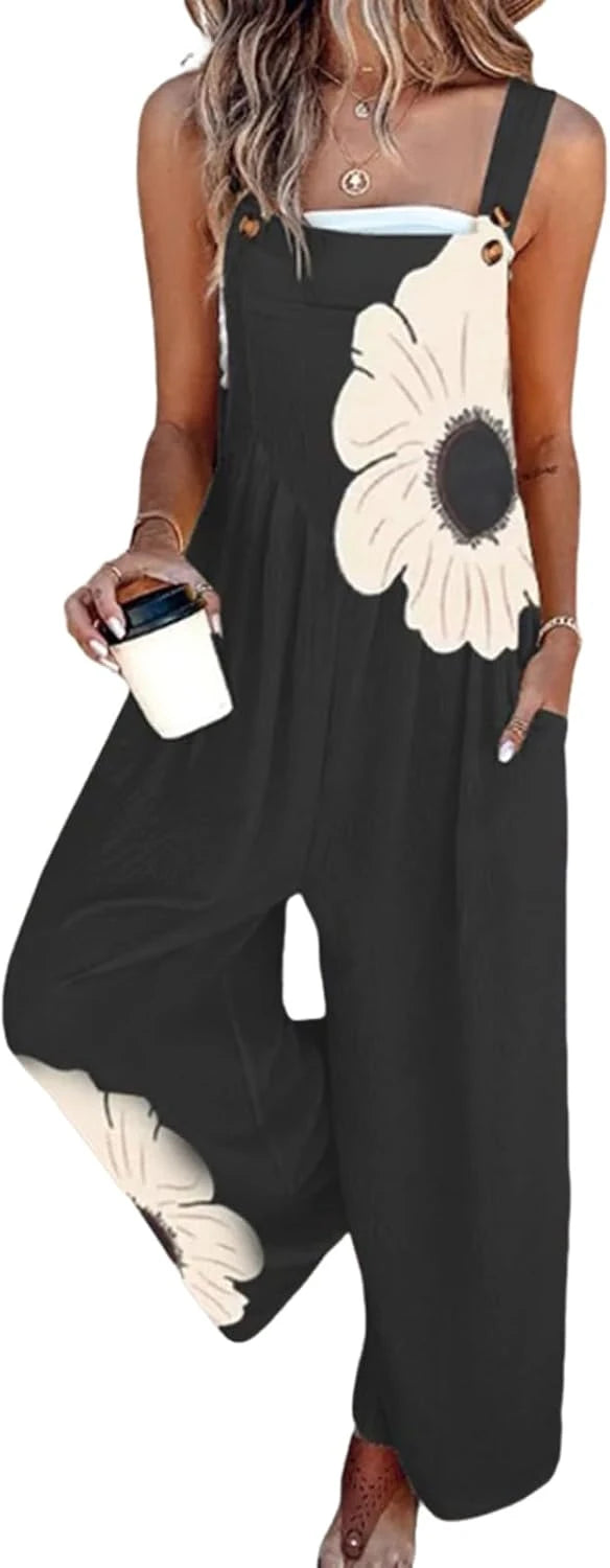 Casual Wide Leg Jumpsuit