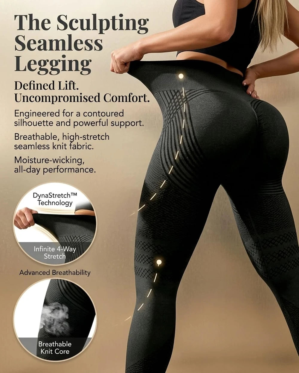 Anti Cellulite Compression Leggings with Pockets