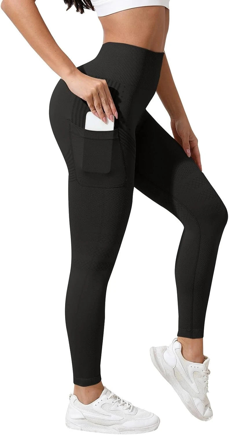 Anti Cellulite Compression Leggings with Pockets