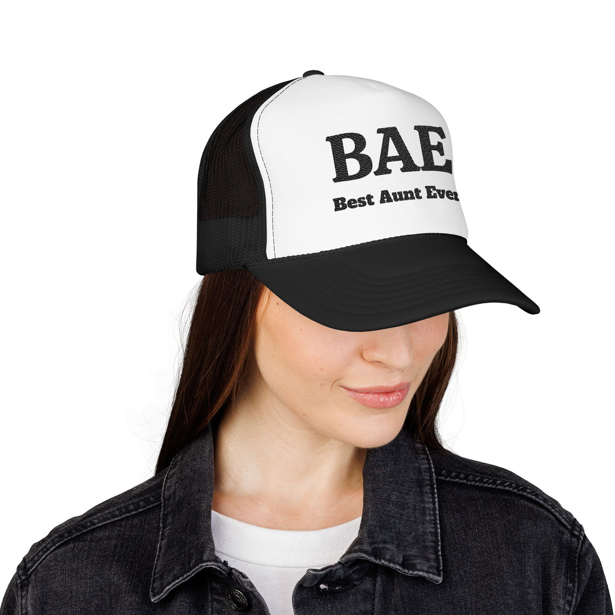 BAE – Best Aunt Ever Embroidered Trucker Hat