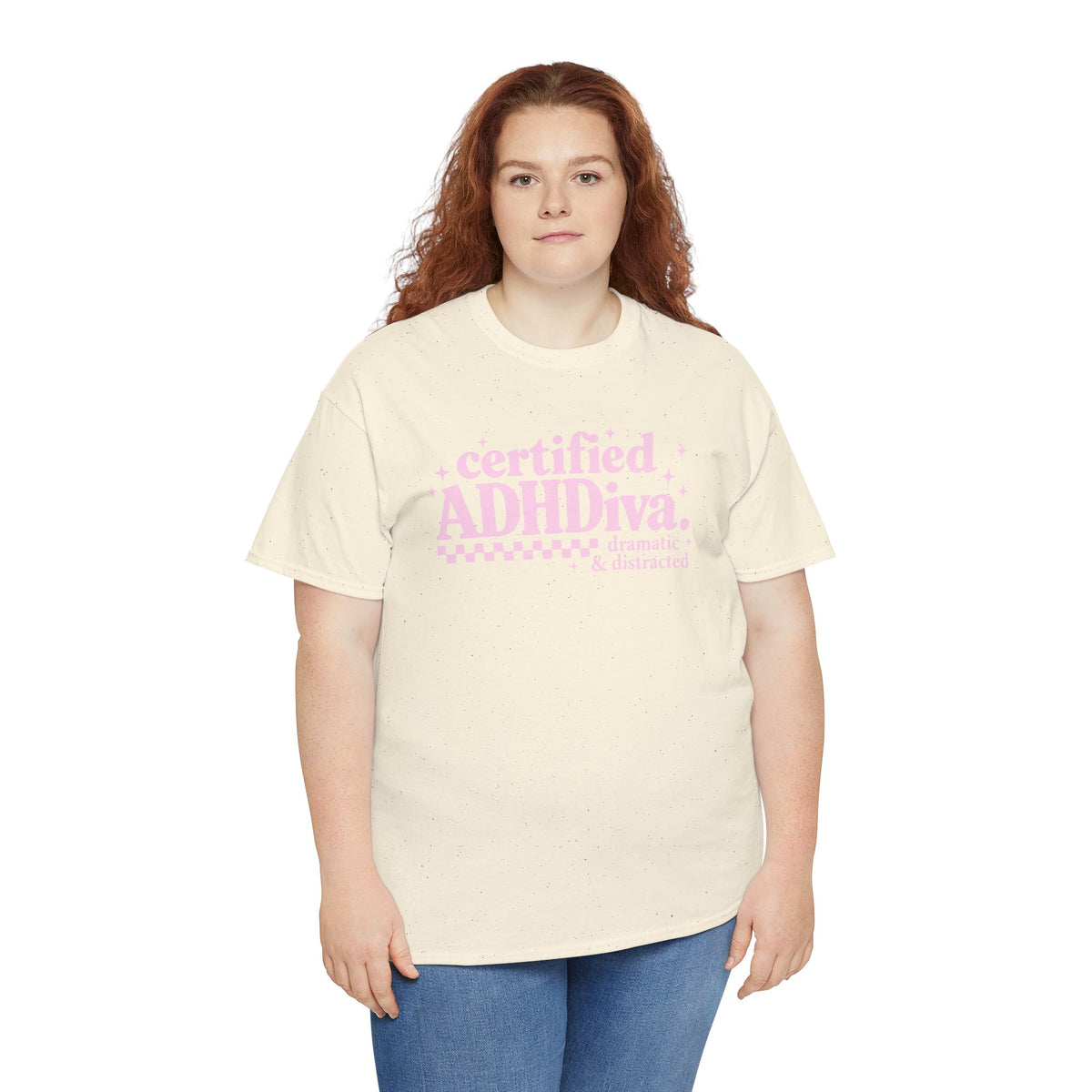 Certified ADHD Diva Graphic T-Shirt – Funny Women’s Statement Tee