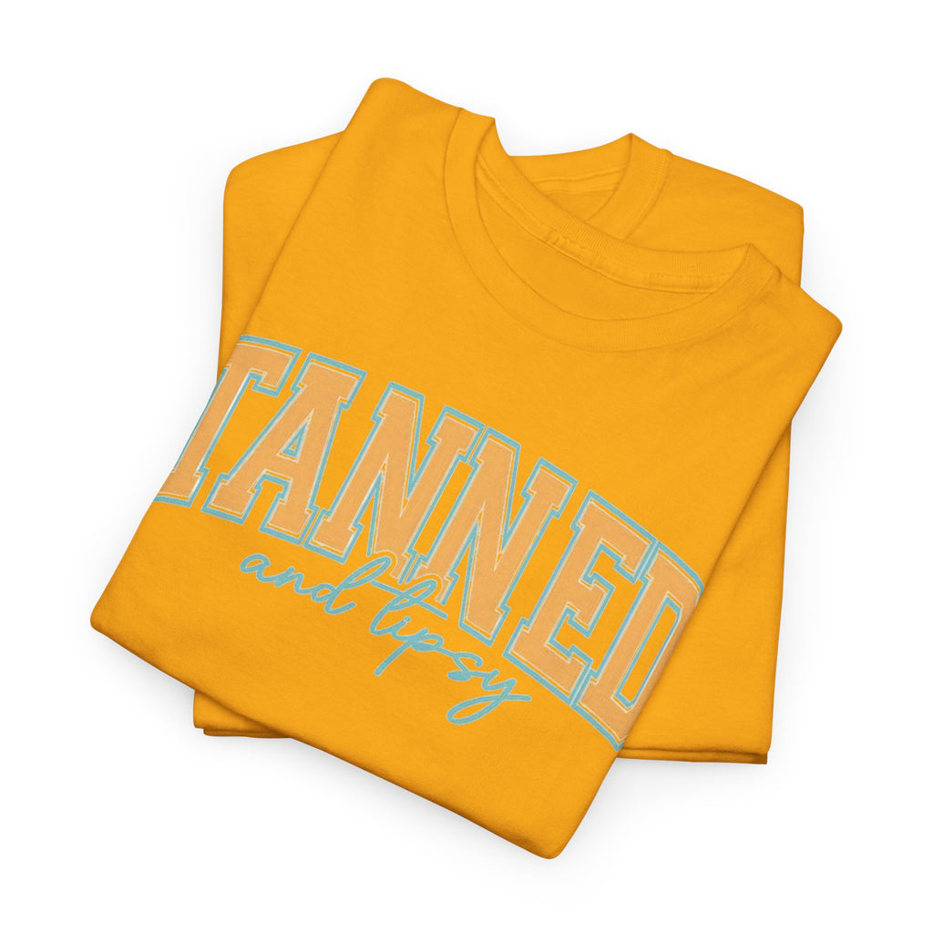 Tanned and Tipsy Retro Beach Tee