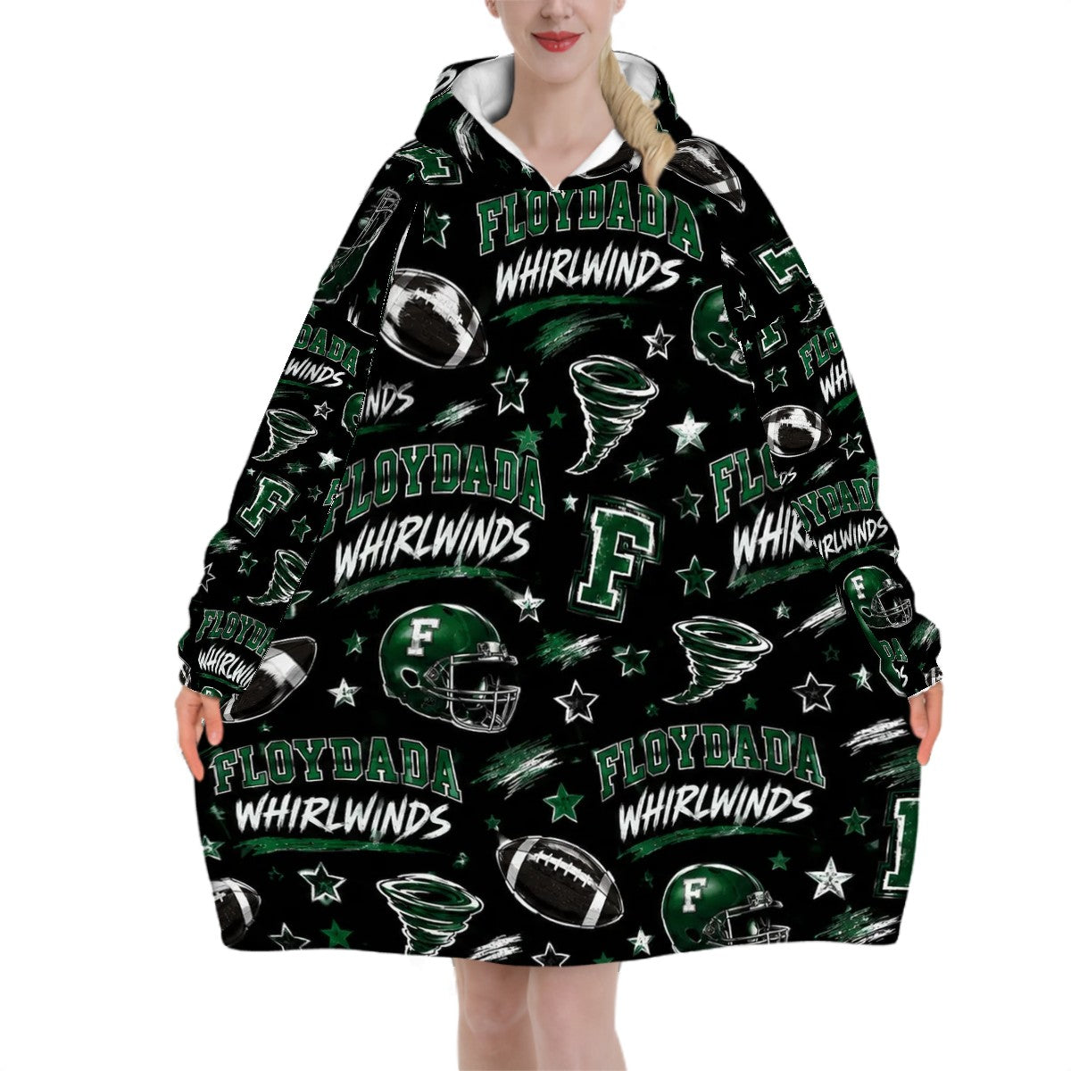 Whirlwind Hooded Blanket