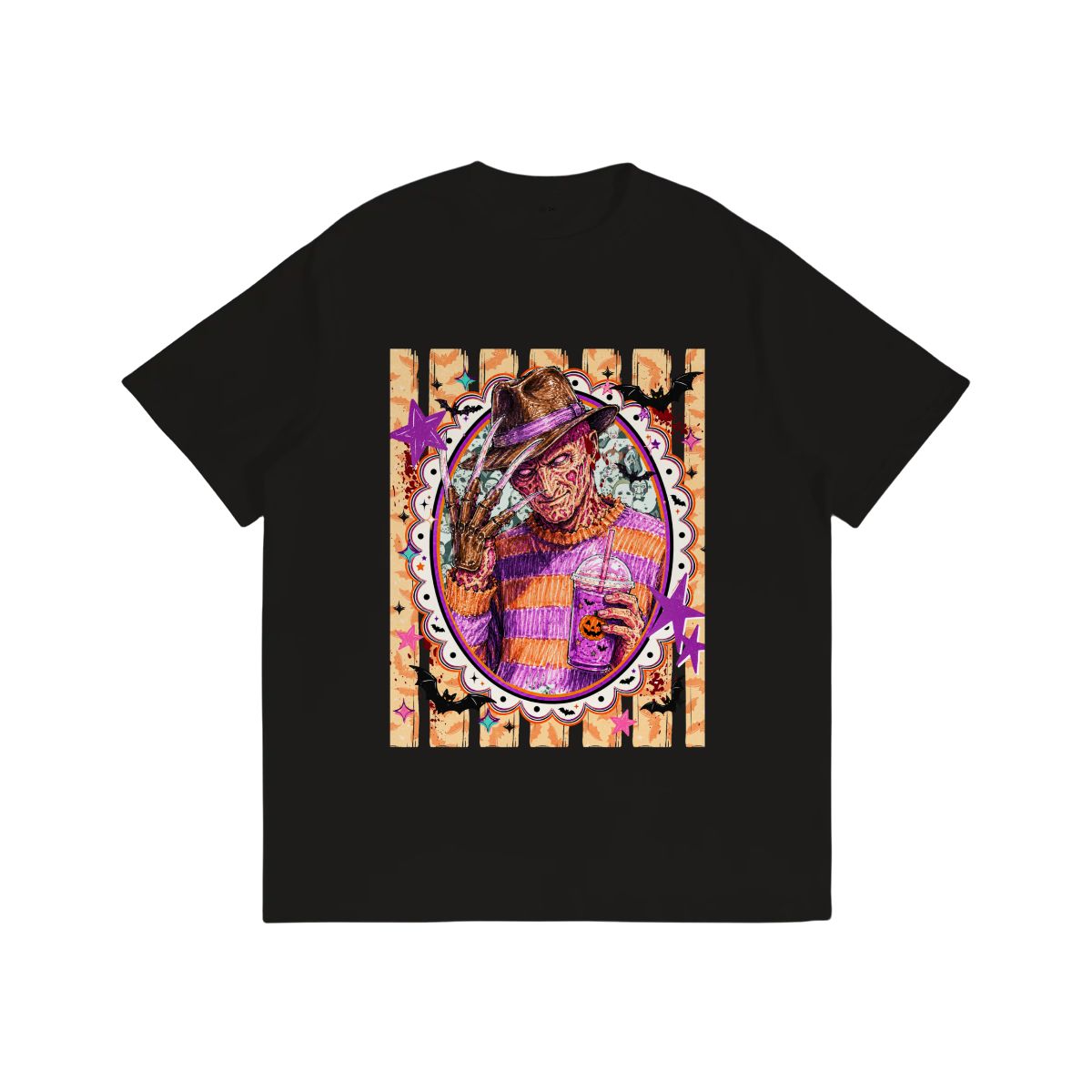 Nightmare Fuel Retro Horror Halloween Graphic Tee