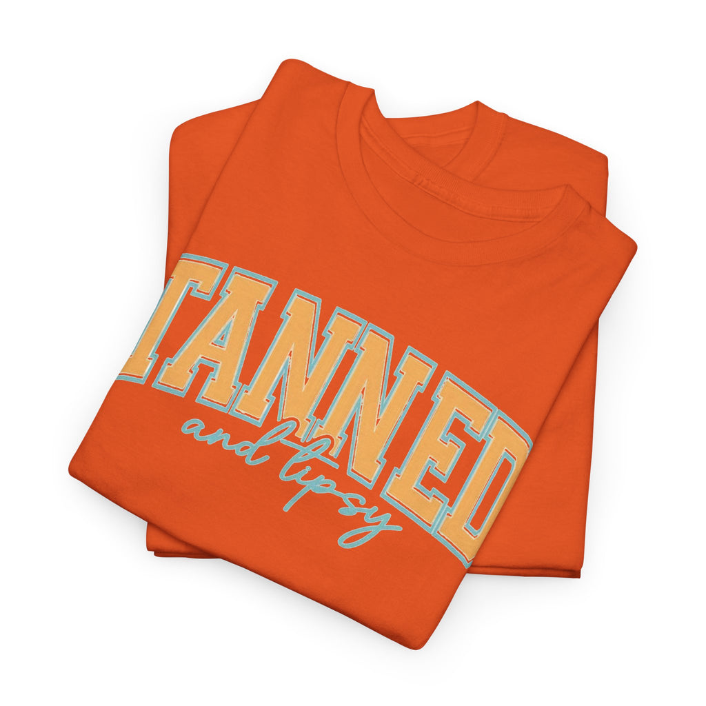 Tanned and Tipsy Retro Beach Tee
