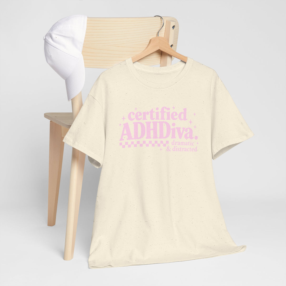 Certified ADHD Diva Graphic T-Shirt – Funny Women’s Statement Tee
