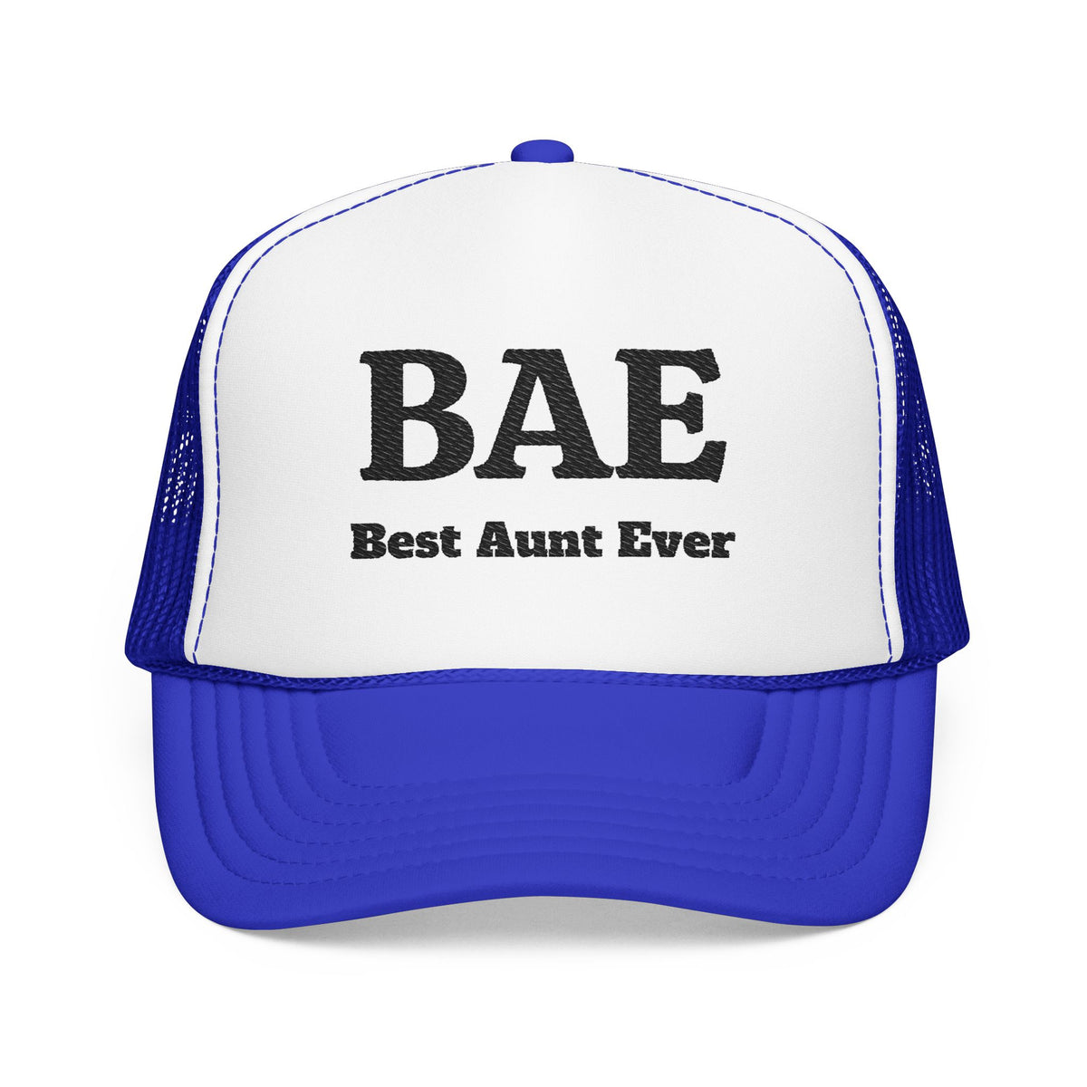 BAE – Best Aunt Ever Embroidered Trucker Hat
