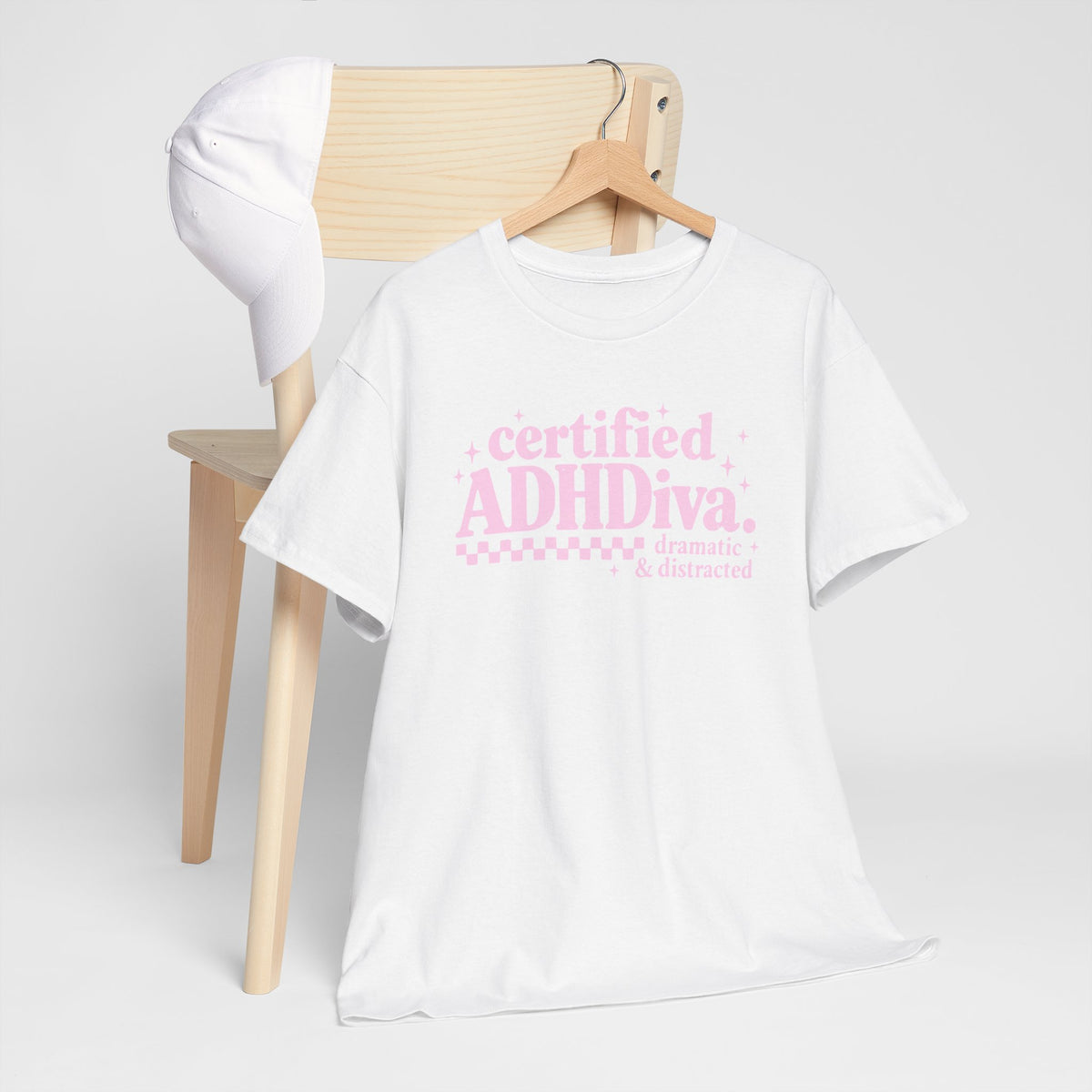 Certified ADHD Diva Graphic T-Shirt – Funny Women’s Statement Tee