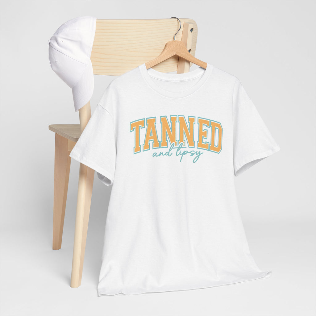 Tanned and Tipsy Retro Beach Tee