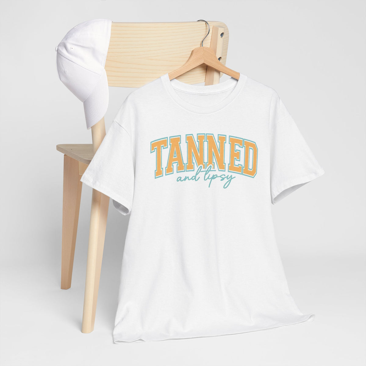 Tanned and Tipsy Retro Beach Tee