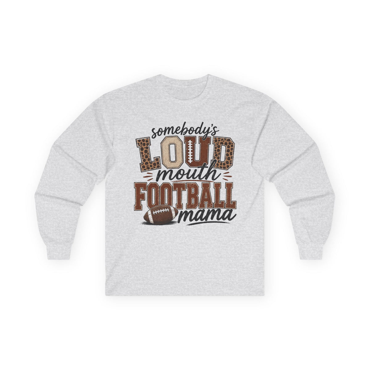 Football Mama Long Sleeve Tee