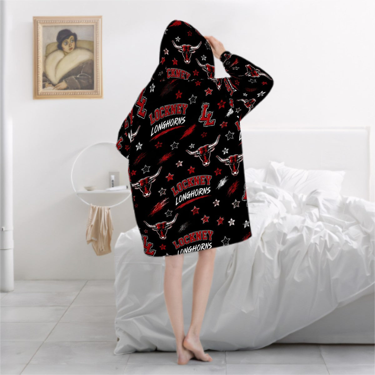 Longhorn Adult Hooded Blanket