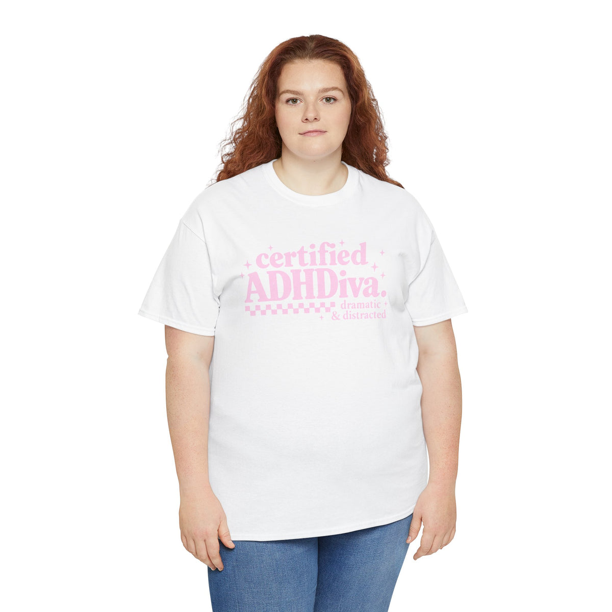 Certified ADHD Diva Graphic T-Shirt – Funny Women’s Statement Tee