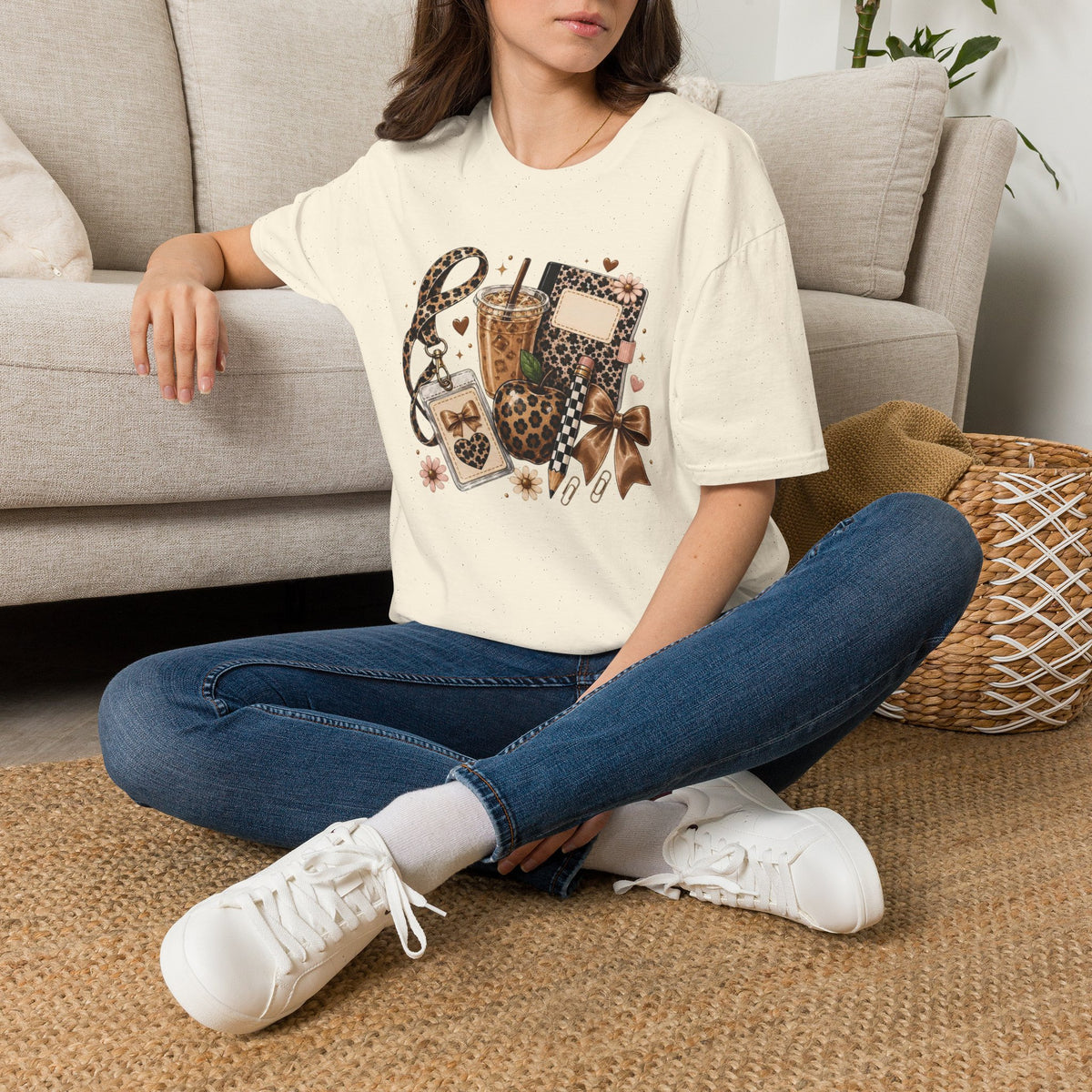 Leopard Coffee & Accessories Tee