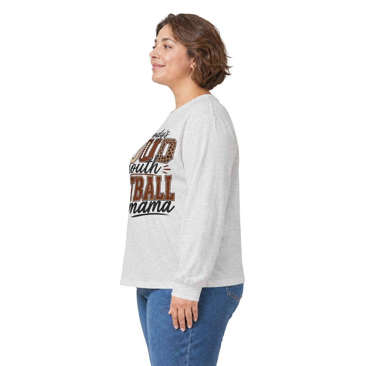Football Mama Long Sleeve Tee