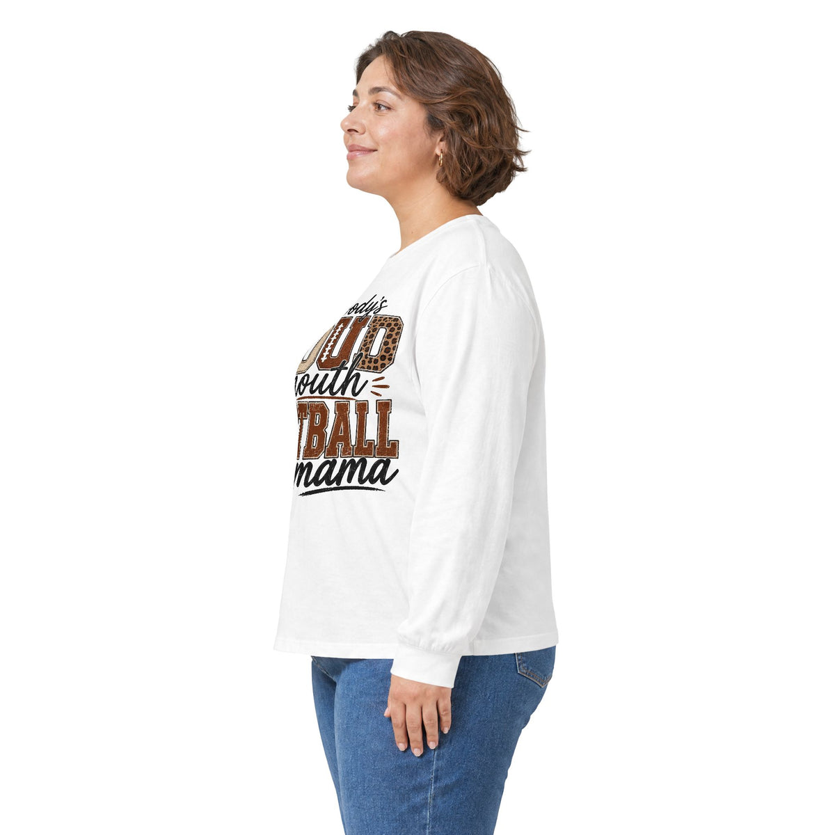 Football Mama Long Sleeve Tee