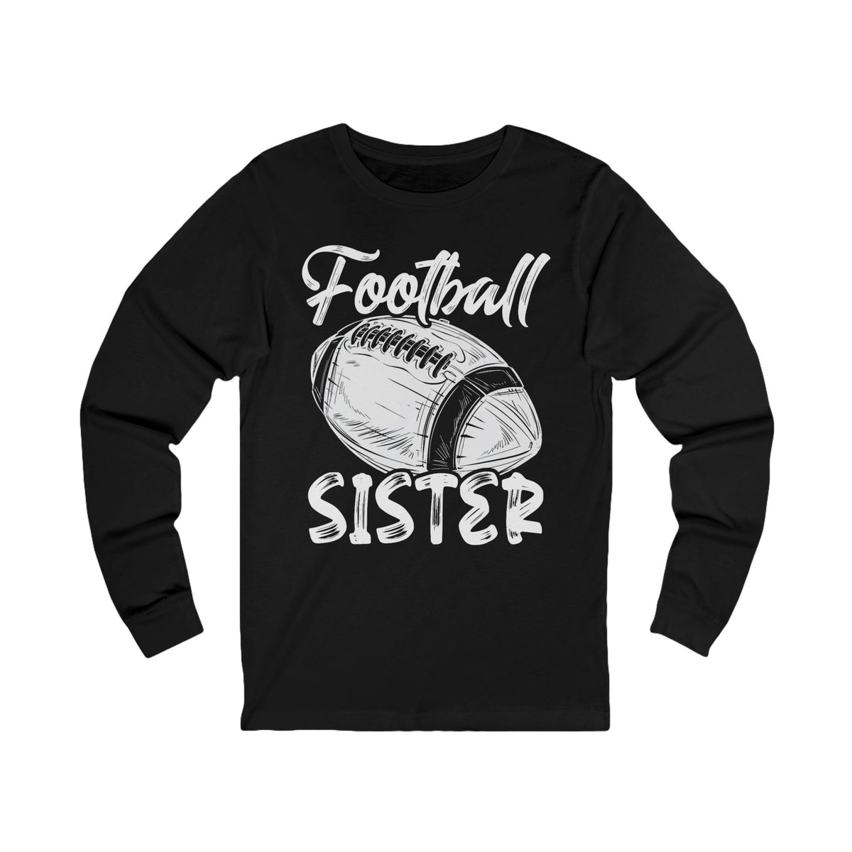 Football Sister long Sleeve Tee