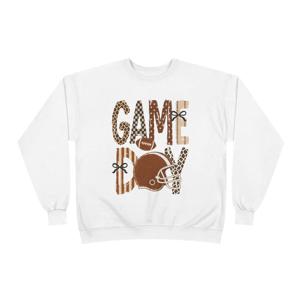 Football Game Day Crewneck Sweatshirt