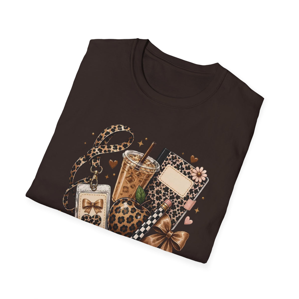 Leopard Coffee & Accessories Tee
