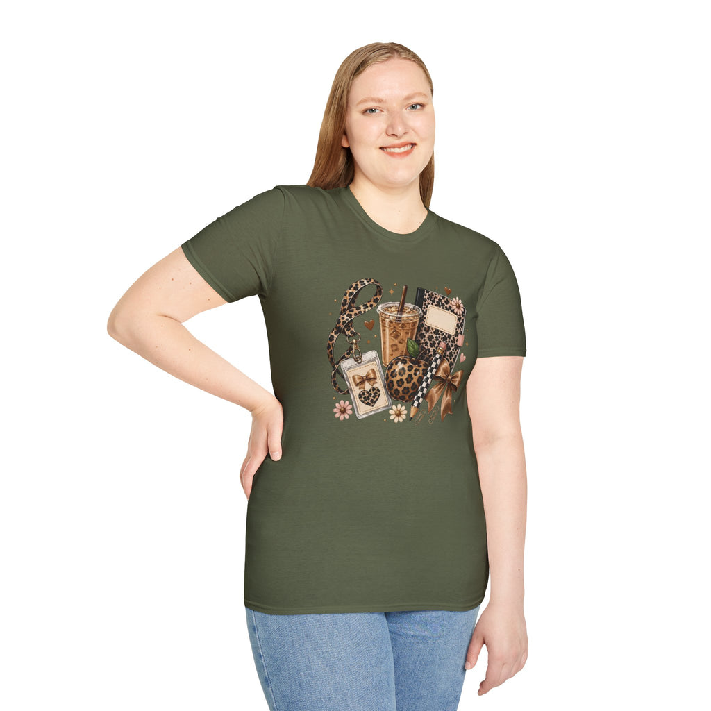 Leopard Coffee & Accessories Tee