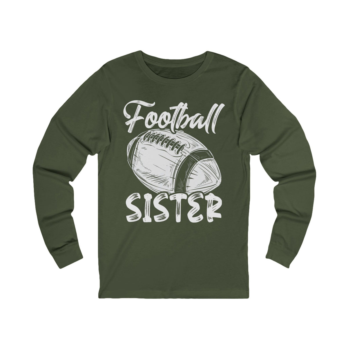 Football Sister long Sleeve Tee