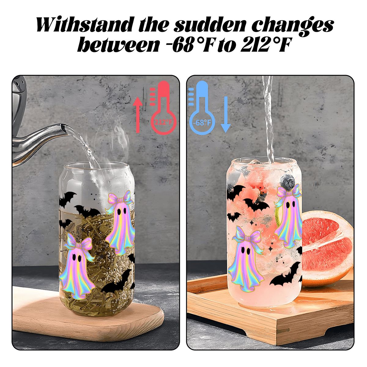 Boo-tiful Babe 16 oz Glass Cup