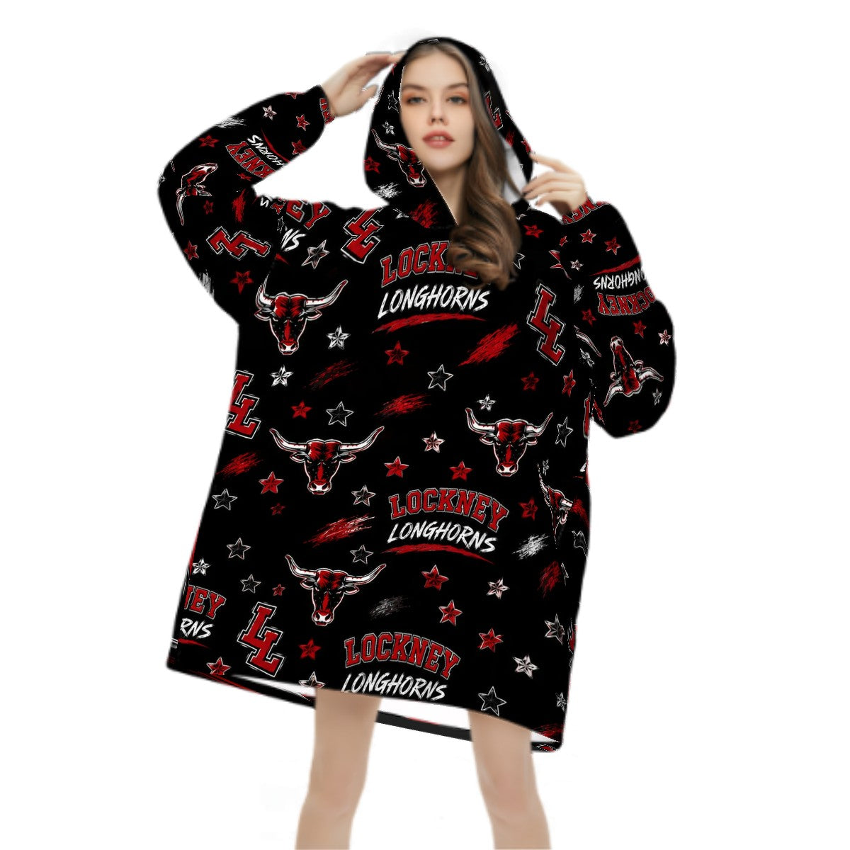 Longhorn Adult Hooded Blanket