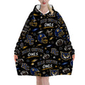 Owl Football Hooded Blanket